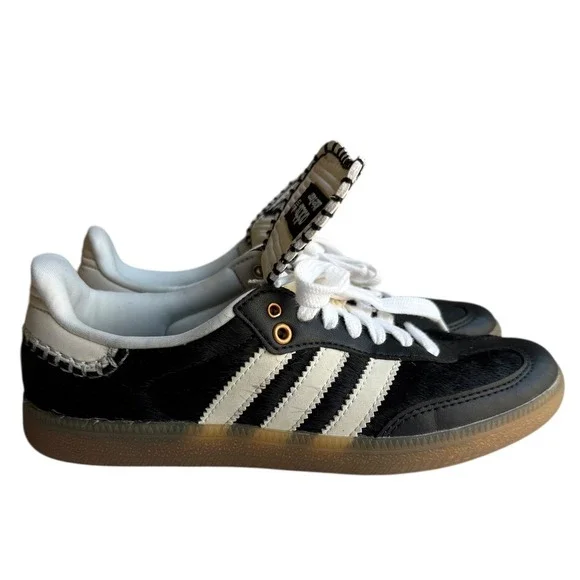 Adidas X Wales Bonner Samba Pony Tonal Core Black IE0580 Women's 5.5 Mens 4 - Picture 4 of 12